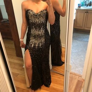 Black/Silver Dress
